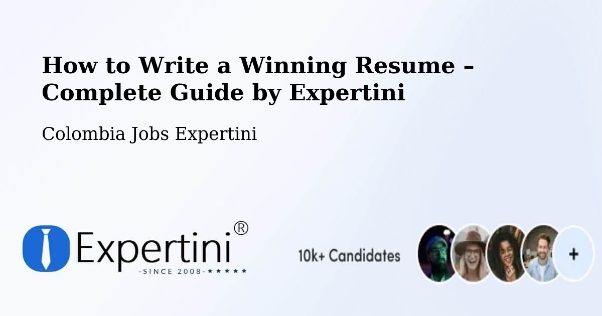 Resume Writing Guide for Job Seekers – San Antonio - San Antonio, Colombia Jobs Expertini
